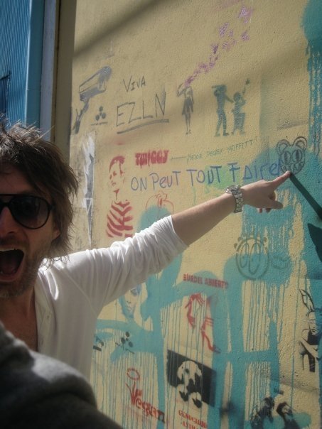 Thom Yorke in Santyago, Latin America