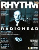 Phil Selway of Radiohead ,pictures, 2001 photo by Rhythm magazine