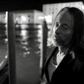 Thom Yorke, 2018, Venice, bw